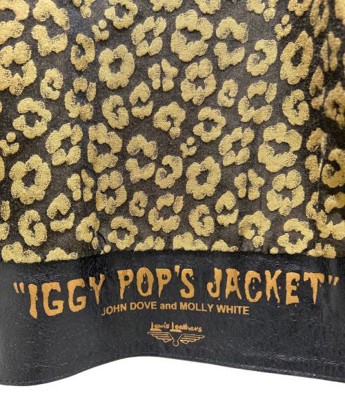 Lewis Leathers（ルイスレザース）Lewis Leathers (ルイスレザース) IGGY POPS JACKET/イギー・ポップ・ジャケット/LLUK1131 ブラック×ベージュ サイズ:44の古着・服飾アイテム