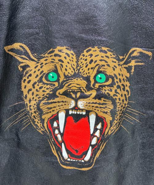 Lewis Leathers（ルイスレザース）Lewis Leathers (ルイスレザース) IGGY POPS JACKET/イギー・ポップ・ジャケット/LLUK1131 ブラック×ベージュ サイズ:44の古着・服飾アイテム