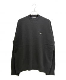 BALENCIAGA（バレンシアガ）の古着「Garde-Robe Logo Knit ガルドローブ ロゴ ニット /818987 T1714」｜ブラック