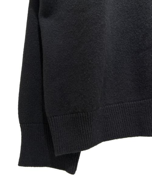 BALENCIAGA（バレンシアガ）BALENCIAGA (バレンシアガ) Garde-Robe Logo Knit ガルドローブ ロゴ ニット /818987 T1714 ブラック サイズ:S 未使用品の古着・服飾アイテム