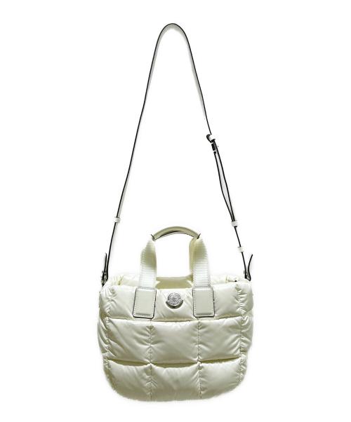 MONCLER（モンクレール）MONCLER (モンクレール) MINI CARADOC ハンドバッグ K109B5D00009M6278 ホワイトの古着・服飾アイテム