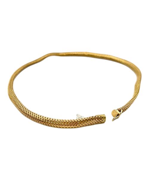 NO BRAND（ノーブランド）NO BRAND (ノーブランド) Chain Choker Necklace チェーンチョーカーネックレス/K18YGの古着・服飾アイテム