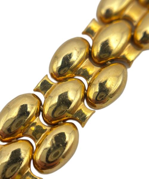 NO BRAND（ノーブランド）NO BRAND (ノーブランド) Wide Hollow Fancy Link ワイド ホロー ファンシーリンク/K18YGの古着・服飾アイテム