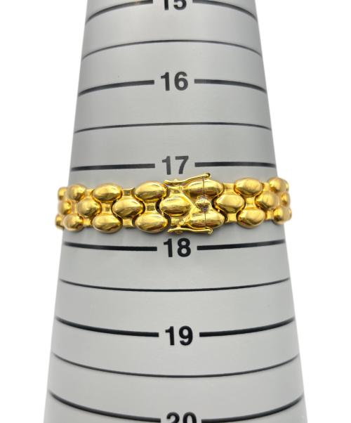 NO BRAND（ノーブランド）NO BRAND (ノーブランド) Wide Hollow Fancy Link ワイド ホロー ファンシーリンク/K18YGの古着・服飾アイテム