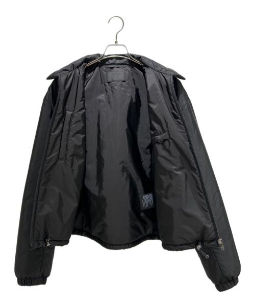 PRADA（プラダ）PRADA (プラダ) Re-Nylonブルゾンジャケット SGC905_1WQ8_F0002_S_OOO ブラック サイズ:Sの古着・服飾アイテム