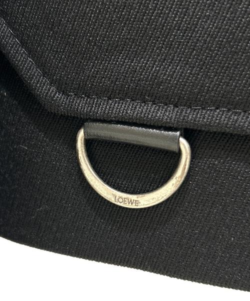 LOEWE（ロエベ）LOEWE (ロエベ) アナグラムレザーポケット シャツジャケット ブラック サイズ:42の古着・服飾アイテム