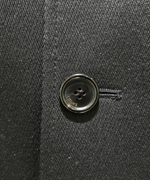 LOEWE（ロエベ）LOEWE (ロエベ) アナグラムレザーポケット シャツジャケット ブラック サイズ:42の古着・服飾アイテム