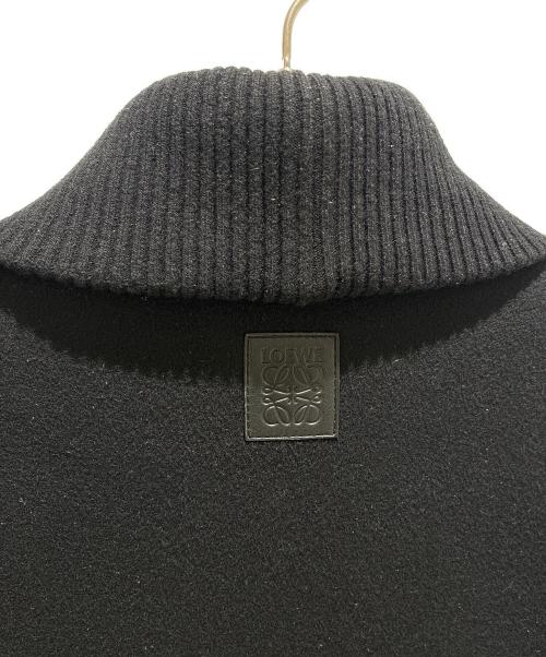 LOEWE（ロエベ）LOEWE (ロエベ) アナグラムポケット ウールコート H526Y01WCI ブラック サイズ:44の古着・服飾アイテム