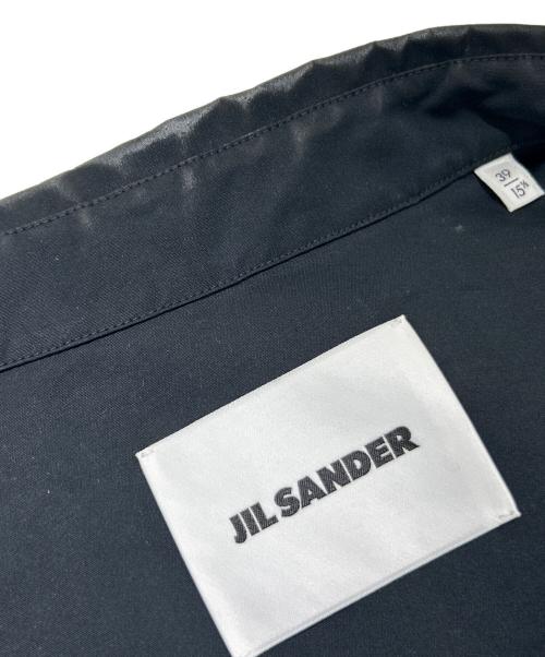 JIL SANDER（ジルサンダー）JIL SANDER (ジルサンダー) 比翼シャツ J22DL0298 J45266 ブラック サイズ:39の古着・服飾アイテム