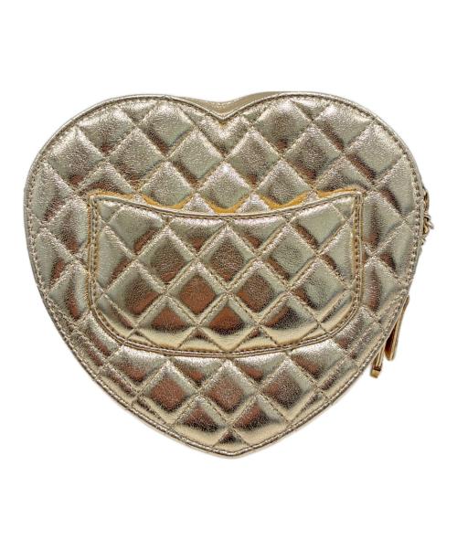 CHANEL（シャネル）CHANEL (シャネル) ハートシェイプ マトラッセショルダーバッグ/Heart-Shaped Matelassé Shoulder Bag/AS5764/ショルダーバッグ ゴールドの古着・服飾アイテム