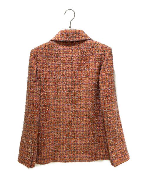 CHANEL（シャネル）CHANEL (シャネル) 24AW ツイードジャケット オレンジ サイズ:36の古着・服飾アイテム