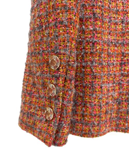 CHANEL（シャネル）CHANEL (シャネル) 24AW ツイードジャケット オレンジ サイズ:36の古着・服飾アイテム