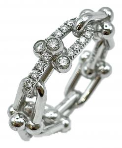 TIFFANY & Co.（ティファニー）の古着「HardWear Small Link Ring ティファニー ハードウェア スモール リンクリング/72669495」