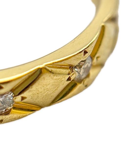CHANEL（シャネル）CHANEL (シャネル) Coco Crush Matelassé Full Eternity Ring with 10 Diamonds ココクラッシュ マトラッセ 10Pダイヤ フルエタニティリング サイズ:50/10号の古着・服飾アイテム