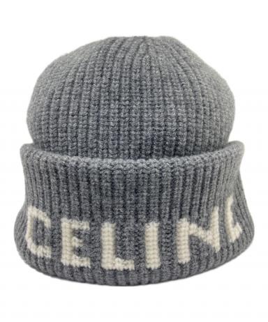 中古・古着通販】CELINE (セリーヌ) カシミヤ混ウール ロゴ リブ