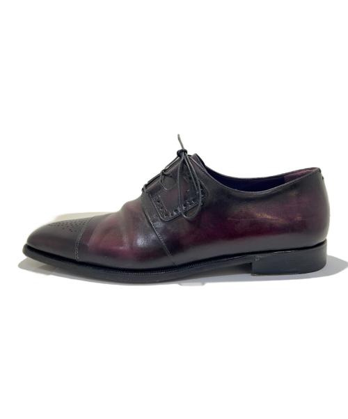 Berluti（ベルルッティ）Berluti (ベルルッティ) パティーヌレザーダービーシューズ ボルドー サイズ:8 1/2の古着・服飾アイテム