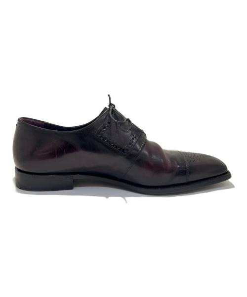 Berluti（ベルルッティ）Berluti (ベルルッティ) パティーヌレザーダービーシューズ ボルドー サイズ:8 1/2の古着・服飾アイテム
