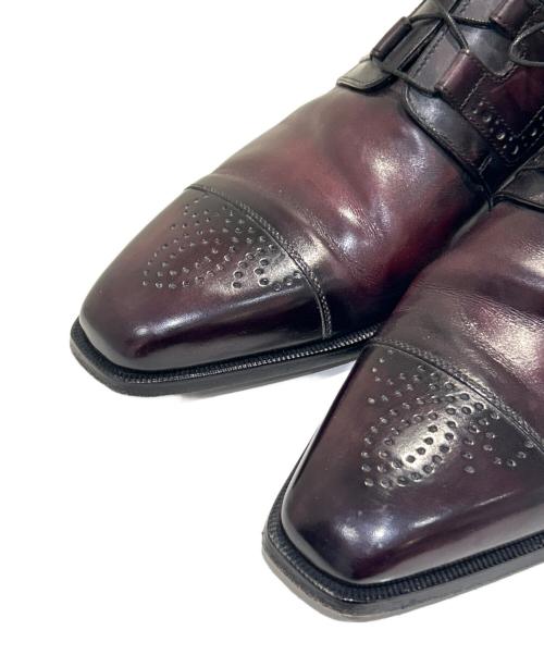 Berluti（ベルルッティ）Berluti (ベルルッティ) パティーヌレザーダービーシューズ ボルドー サイズ:8 1/2の古着・服飾アイテム
