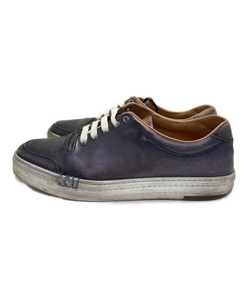 Berluti（ベルルッティ）Berluti (ベルルッティ) プレタイムレザースニーカー/Playtime Sneakers ネイビー サイズ:8 1/2の古着・服飾アイテム