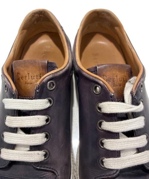 Berluti（ベルルッティ）Berluti (ベルルッティ) プレタイムレザースニーカー/Playtime Sneakers ネイビー サイズ:8 1/2の古着・服飾アイテム