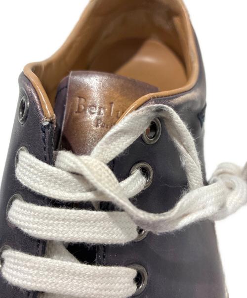 Berluti（ベルルッティ）Berluti (ベルルッティ) プレタイムレザースニーカー/Playtime Sneakers ネイビー サイズ:8 1/2の古着・服飾アイテム