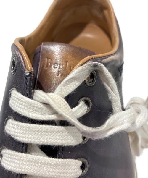 Berluti（ベルルッティ）Berluti (ベルルッティ) プレタイムレザースニーカー/Playtime Sneakers ネイビー サイズ:8 1/2の古着・服飾アイテム