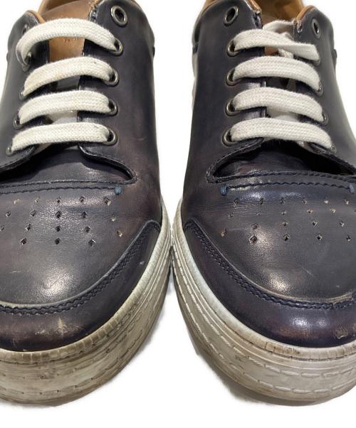 Berluti（ベルルッティ）Berluti (ベルルッティ) プレタイムレザースニーカー/Playtime Sneakers ネイビー サイズ:8 1/2の古着・服飾アイテム