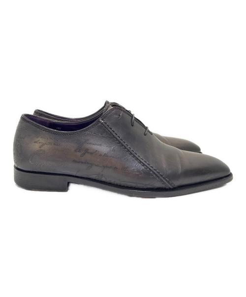 Berluti（ベルルッティ）Berluti アレッサンドロ スカーズ パティーヌ デムジュール カリグラフィー レザー シューズ/Alessandro Scars Patina Demesure Calligraphy Leather Shoes サイズ:8 1/2の古着・服飾アイテム