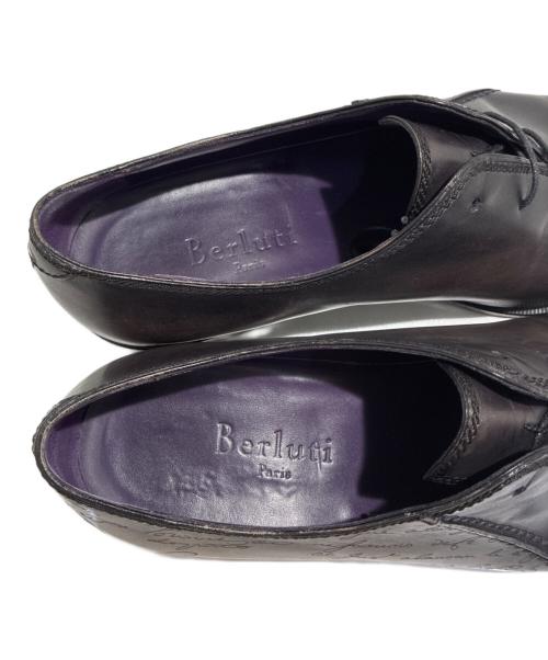 Berluti（ベルルッティ）Berluti アレッサンドロ スカーズ パティーヌ デムジュール カリグラフィー レザー シューズ/Alessandro Scars Patina Demesure Calligraphy Leather Shoes サイズ:8 1/2の古着・服飾アイテム