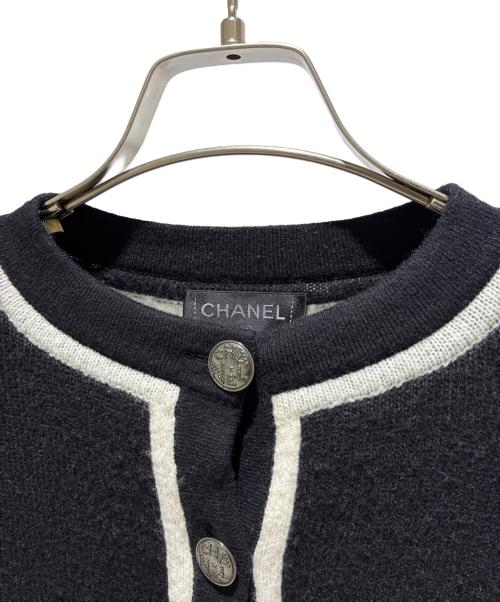 CHANEL（シャネル）CHANEL (シャネル) カシミヤニットカーディガンP71365 ブラック サイズ:36の古着・服飾アイテム