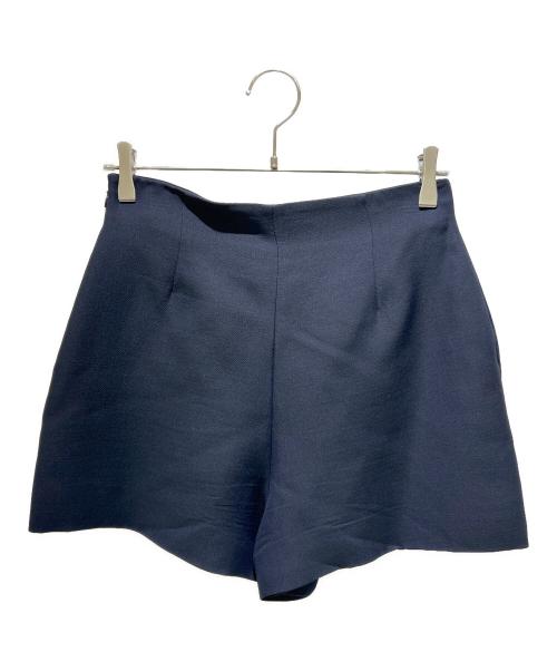 VALENTINO（ヴァレンティノ）VALENTINO (ヴァレンティノ) ロゴチェーンショートパンツ　1B3RF2351CF ネイビー サイズ:42の古着・服飾アイテム