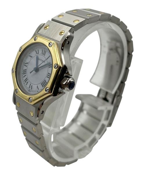 Cartier（カルティエ）Cartier (カルティエ) サントスオクタゴン SM Ref.W2001683 白文字盤 サイズ:SM/スモール/25mm/15.0cmの古着・服飾アイテム