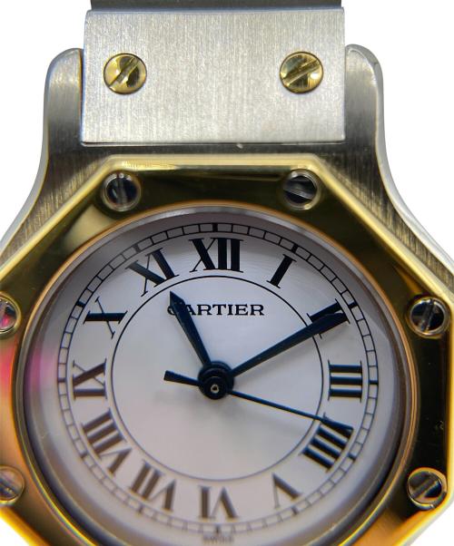 Cartier（カルティエ）Cartier (カルティエ) サントスオクタゴン SM Ref.W2001683 白文字盤 サイズ:SM/スモール/25mm/15.0cmの古着・服飾アイテム