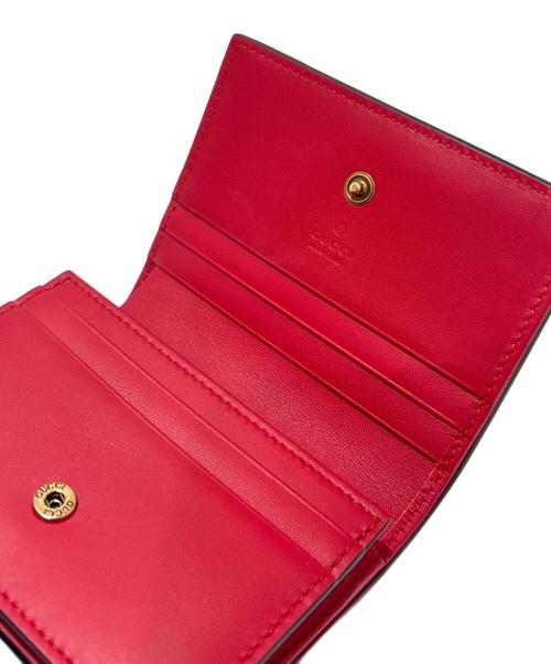 GUCCI（グッチ）GUCCI (グッチ) GGスプリーム チェリー コンパクトウォレット ベージュの古着・服飾アイテム