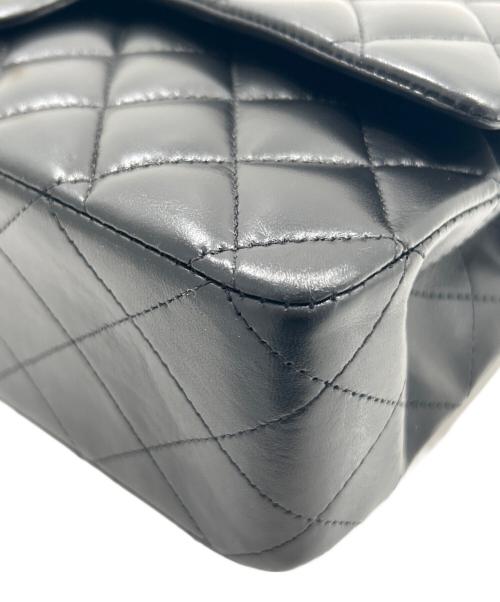 CHANEL（シャネル）CHANEL (シャネル) Matelassé 25 Double Flap Chain Shoulder Bag/マトラッセ25 Wフラップチェーンショルダーバッグ ブラック/G金具 サイズ:25の古着・服飾アイテム
