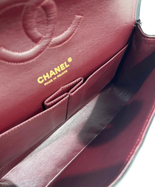CHANEL（シャネル）CHANEL (シャネル) Matelassé 25 Double Flap Chain Shoulder Bag/マトラッセ25 Wフラップチェーンショルダーバッグ ブラック/G金具 サイズ:25の古着・服飾アイテム