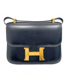 HERMES（エルメス）の古着「Constance23 コンスタンス23/ゴールド金具/ノワール/ブラック系/ボックスカーフ/□A刻印:2017年製」｜ブラック