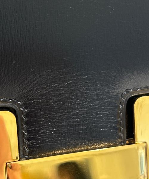HERMES（エルメス）HERMES (エルメス) Constance23 コンスタンス23/ゴールド金具/ノワール/ブラック系/ボックスカーフ/□A刻印:2017年製 ブラック サイズ:23の古着・服飾アイテム