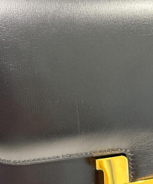 HERMES（エルメス）HERMES (エルメス) Constance23 コンスタンス23/ゴールド金具/ノワール/ブラック系/ボックスカーフ/□A刻印:2017年製 ブラック サイズ:23の古着・服飾アイテム