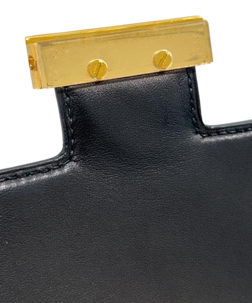 HERMES（エルメス）HERMES (エルメス) Constance23 コンスタンス23/ゴールド金具/ノワール/ブラック系/ボックスカーフ/□A刻印:2017年製 ブラック サイズ:23の古着・服飾アイテム