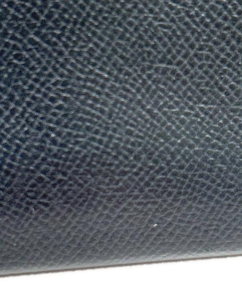HERMES（エルメス）HERMES (エルメス) Kelly Long Wallet with Dépliant Flap ケリーウォレット ロング ディプライアント/ヴォーエプソン/ノワール/ゴールド金具/□L刻印:2008年製 ブラックの古着・服飾アイテム