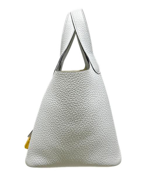HERMES（エルメス）HERMES (エルメス) Picotin Lock PM/ピコタンロック PM/トリヨンクレマンス/ブルーグレー系/ゴールド金具/B刻印:2023年製 ブルーグレー系 サイズ:PMの古着・服飾アイテム