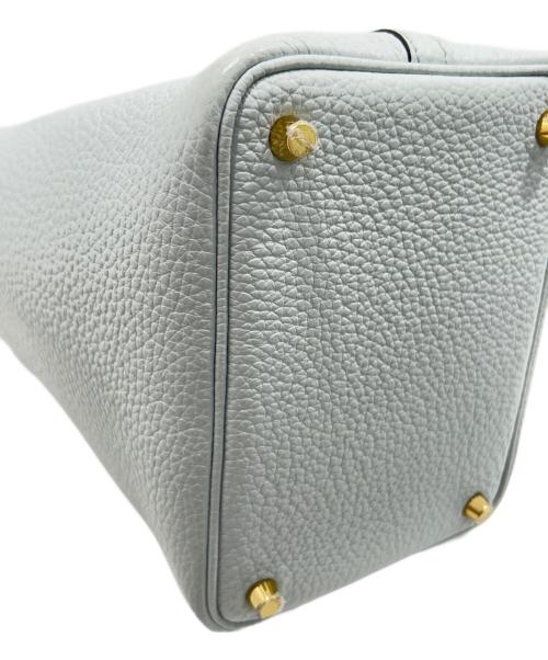 HERMES（エルメス）HERMES (エルメス) Picotin Lock PM/ピコタンロック PM/トリヨンクレマンス/ブルーグレー系/ゴールド金具/B刻印:2023年製 ブルーグレー系 サイズ:PMの古着・服飾アイテム