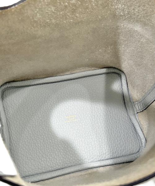 HERMES（エルメス）HERMES (エルメス) Picotin Lock PM/ピコタンロック PM/トリヨンクレマンス/ブルーグレー系/ゴールド金具/B刻印:2023年製 ブルーグレー系 サイズ:PMの古着・服飾アイテム