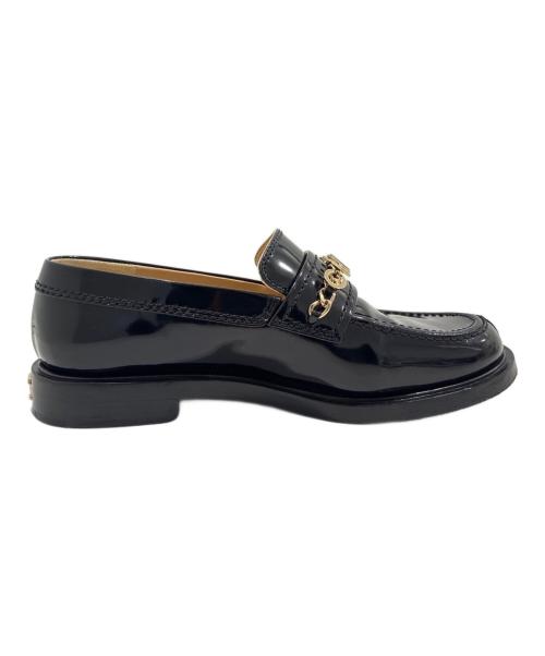 CHANEL（シャネル）CHANEL (シャネル) ココマーク パテントレザー ローファー/Coco Mark Patent Leather Loafers Glossy Slip On Shoes/G37430 ブラック サイズ:36 1/2の古着・服飾アイテム