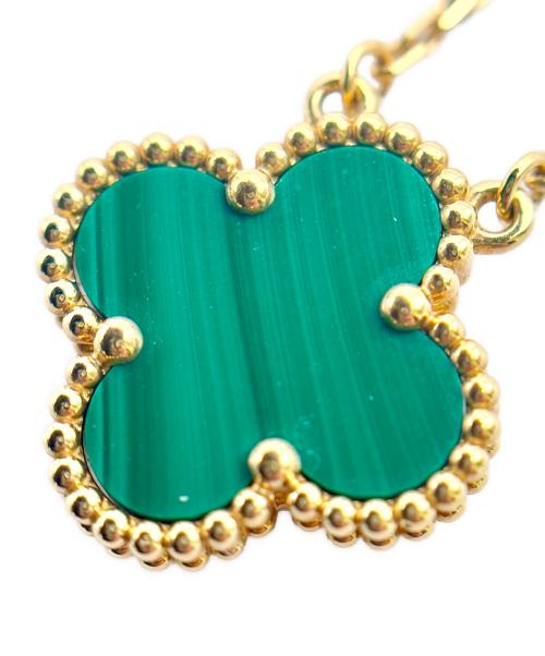 VAN CLEEF & ARPELS（ヴァンクリーフ＆アーペル）VAN CLEEF & ARPELS ヴィンテージ アルハンブラ ペンダント マラカイト ネックレス/Vintage Alhambra Pendant Malachite Necklace/VCARO9VA00 サイズ:ヴィンテージの古着・服飾アイテム