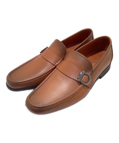 Ferragamo（フェラガモ）Ferragamo (フェラガモ) モカシンローファー ブラウン サイズ:9の古着・服飾アイテム