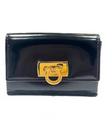 Ferragamo（フェラガモ）の古着「WANDAカードケース/220435 0760662」｜ブラック