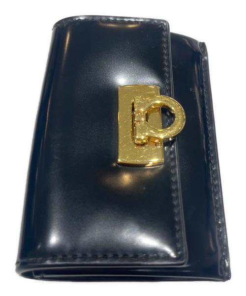 Ferragamo（フェラガモ）Ferragamo (フェラガモ) WANDAカードケース/220435 0760662 ブラックの古着・服飾アイテム