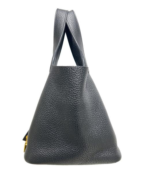 HERMES（エルメス）HERMES (エルメス) ピコタンロックPM/Picotin Lock/ノワール/トリヨンクレマンス/シルバー金具/U刻印：2022年製 ブラック サイズ:PMの古着・服飾アイテム